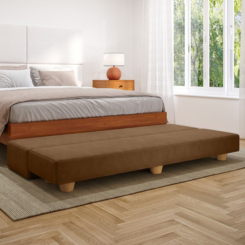 Jaxx Camden Convertible Bed Bench / Fold-Out Twin Guest Bed