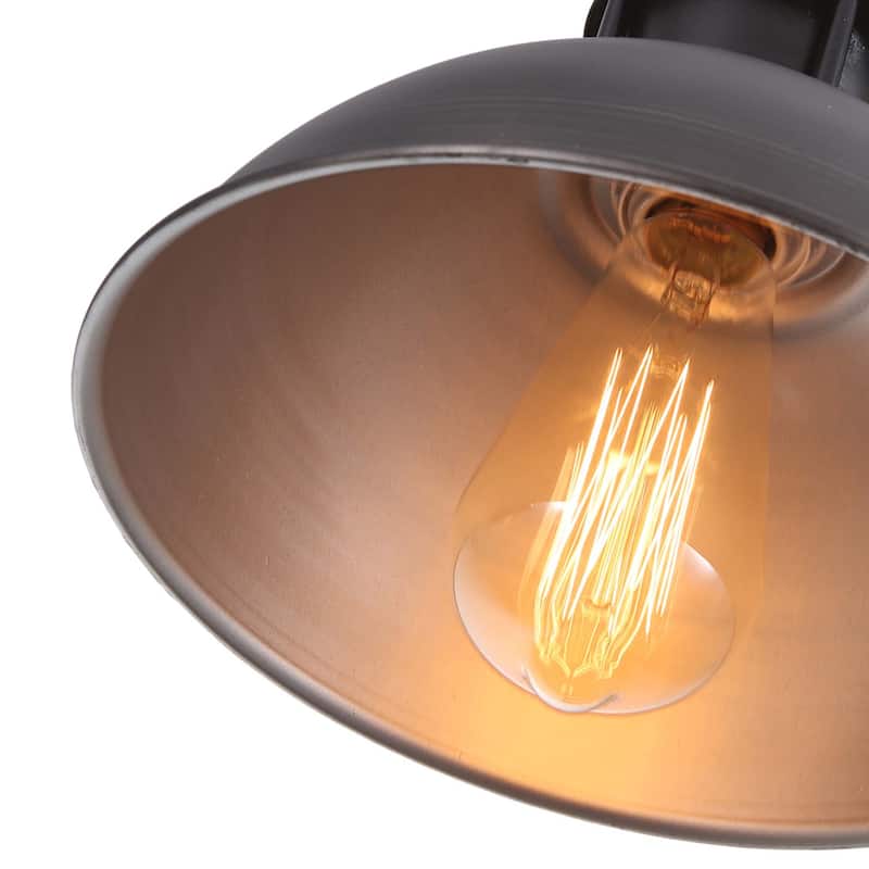 3-Light Industrial Farmhouse Dome Pendant Metal Linear Kitchen Island Pendant Light Oil Rubbed Bronze Finish - N/A