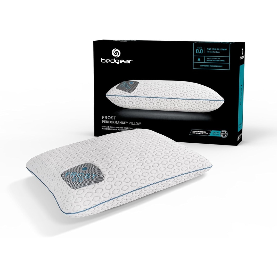 Bedgear Frost Performance Cooling Pillow 0.0 Medium Pillow for Hot Sleepers Bed Bath Beyond 40419228