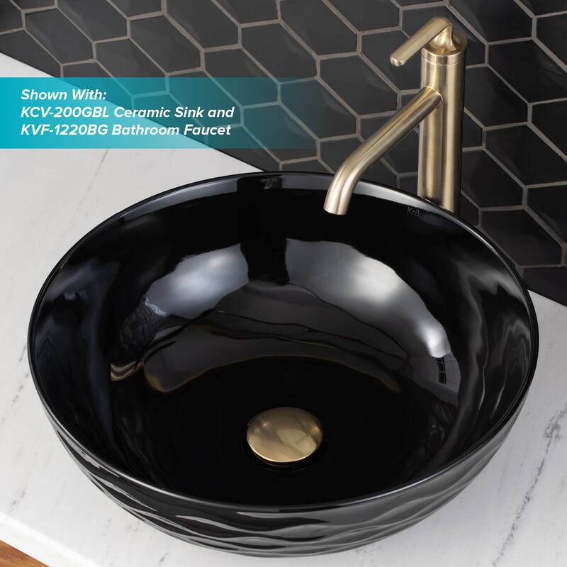 KRAUS Pop-Up Drain for Vessel Bathroom sink