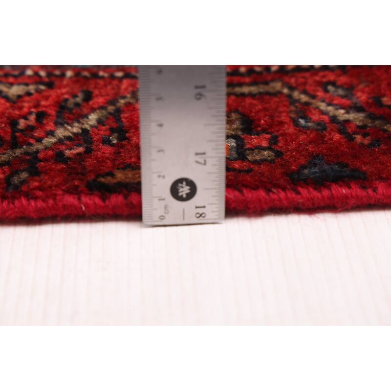 ECARPETGALLERY Hand-knotted Andelz Dark Navy Wool Rug - 3'6 x 9'6