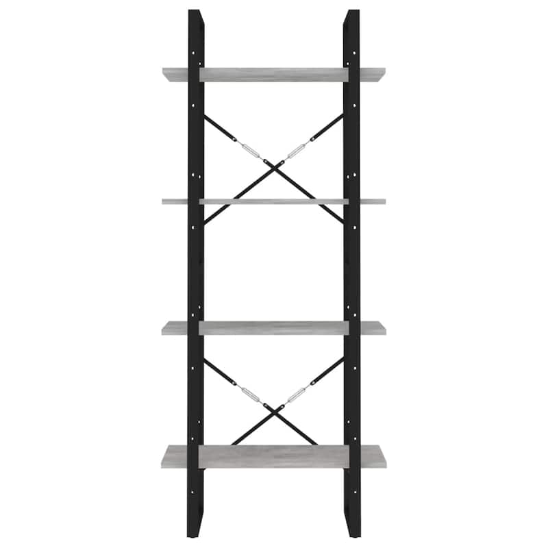 vidaXL Bookshelf Book Cabinet Shelving Unit for Living Room Engineered Wood