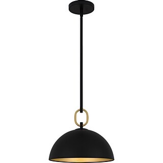 Cleo 1-Light Matte Black Pendant