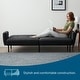 preview thumbnail 8 of 35, Lucid Comfort Collection Futon Sofa Bed with Box Tufting