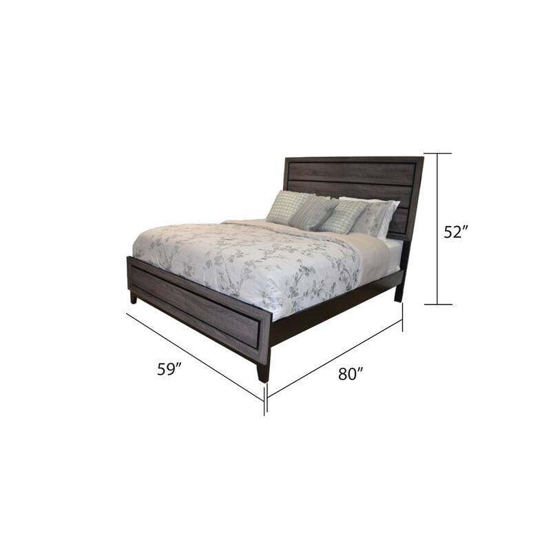 Sierra Contemporary Style 4PC/5PC Bedroom Set Made with Wood