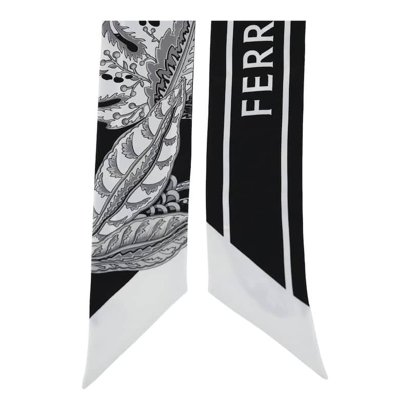 Ferragamo Togo Print Silk Bandeau - NS
