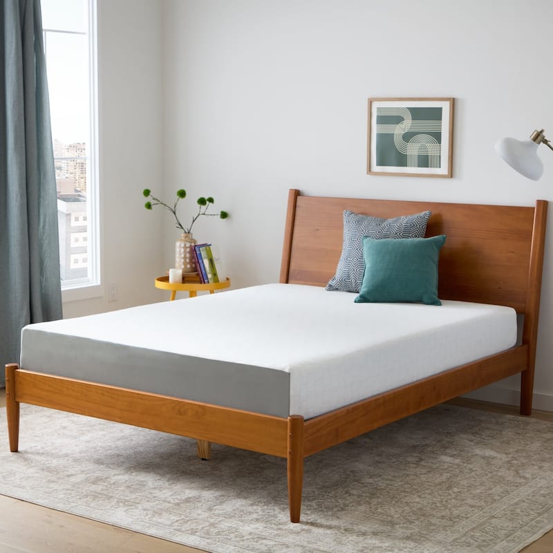 Linenspa Cooling Gel Memory Foam Mattress with Green Tea Infusion - 6, 8, 10, 12 Inch