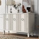 Solid Wood Cabinet with 3 Doors - Bed Bath & Beyond - 39380401