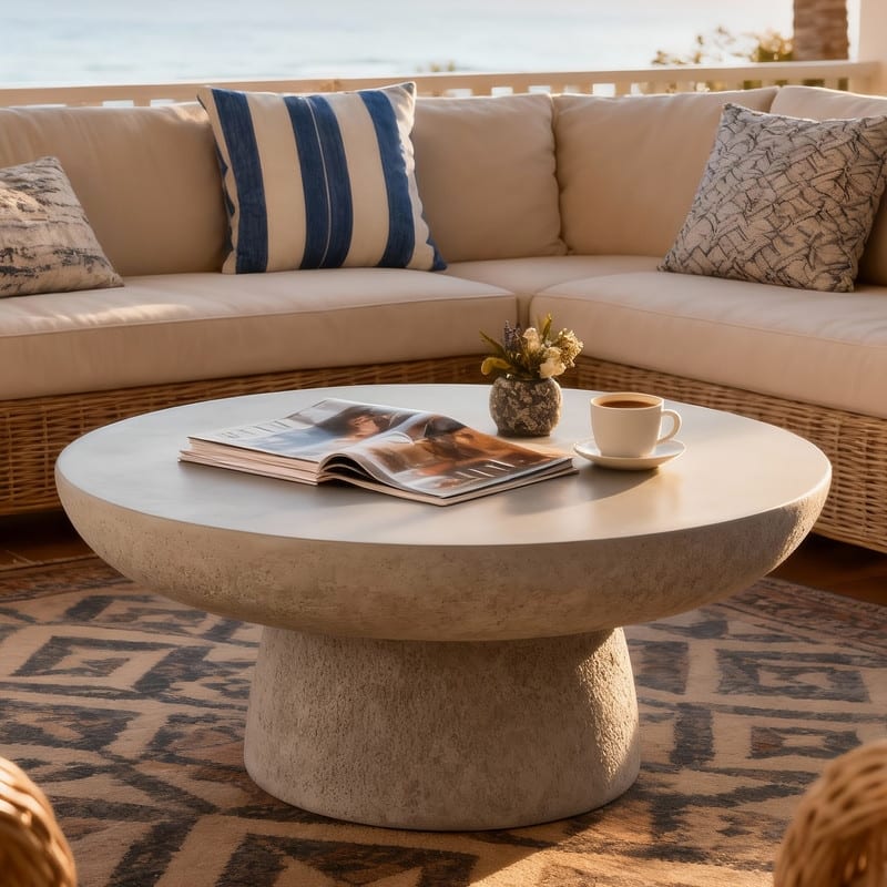 Round Coffee Tables Accent Center Table