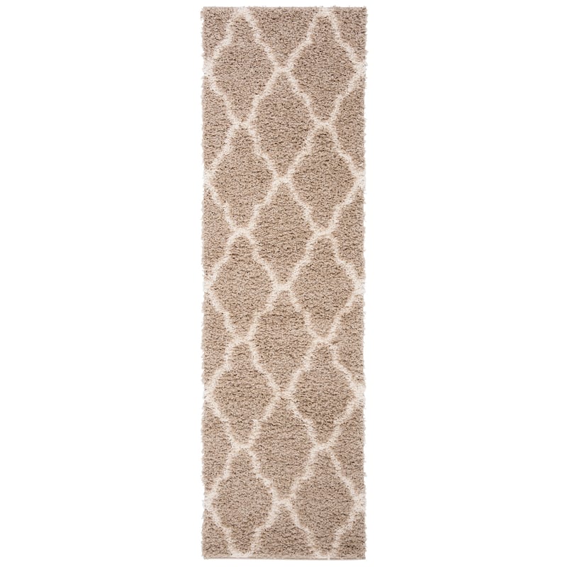SAFAVIEH Dallas Shag Hacer Trellis 1.5-inch Thick Rug
