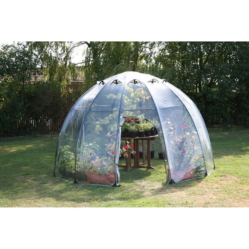 Haxnicks Garden Sunbubble - Walk-In Greenhouses - Large or Standard Size - Clear
