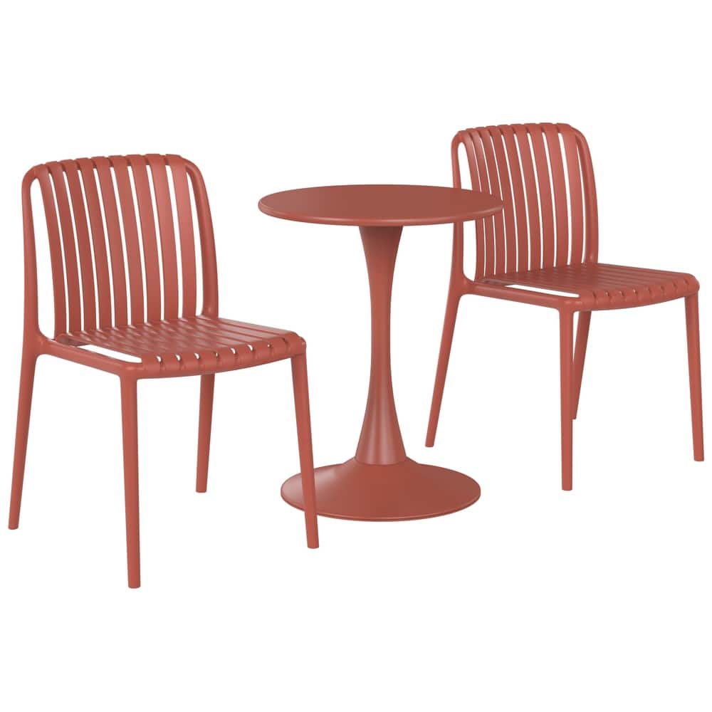 Frond and Form 2-Person Outdoor Round Dining Set