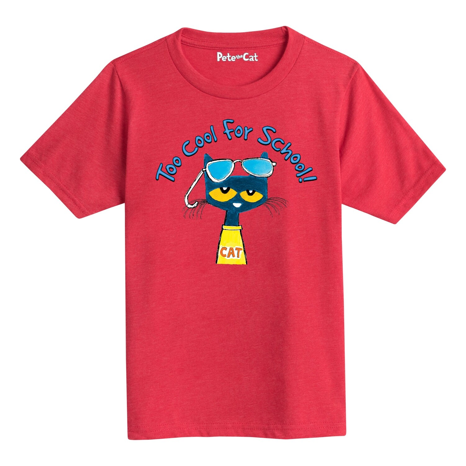 Shop Pete The Cat Too Cool For School Multi Youth Short Sleeve Tee Overstock 21948138