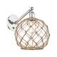 Option Clear Glass with Brown Rope / Polished Nickel
