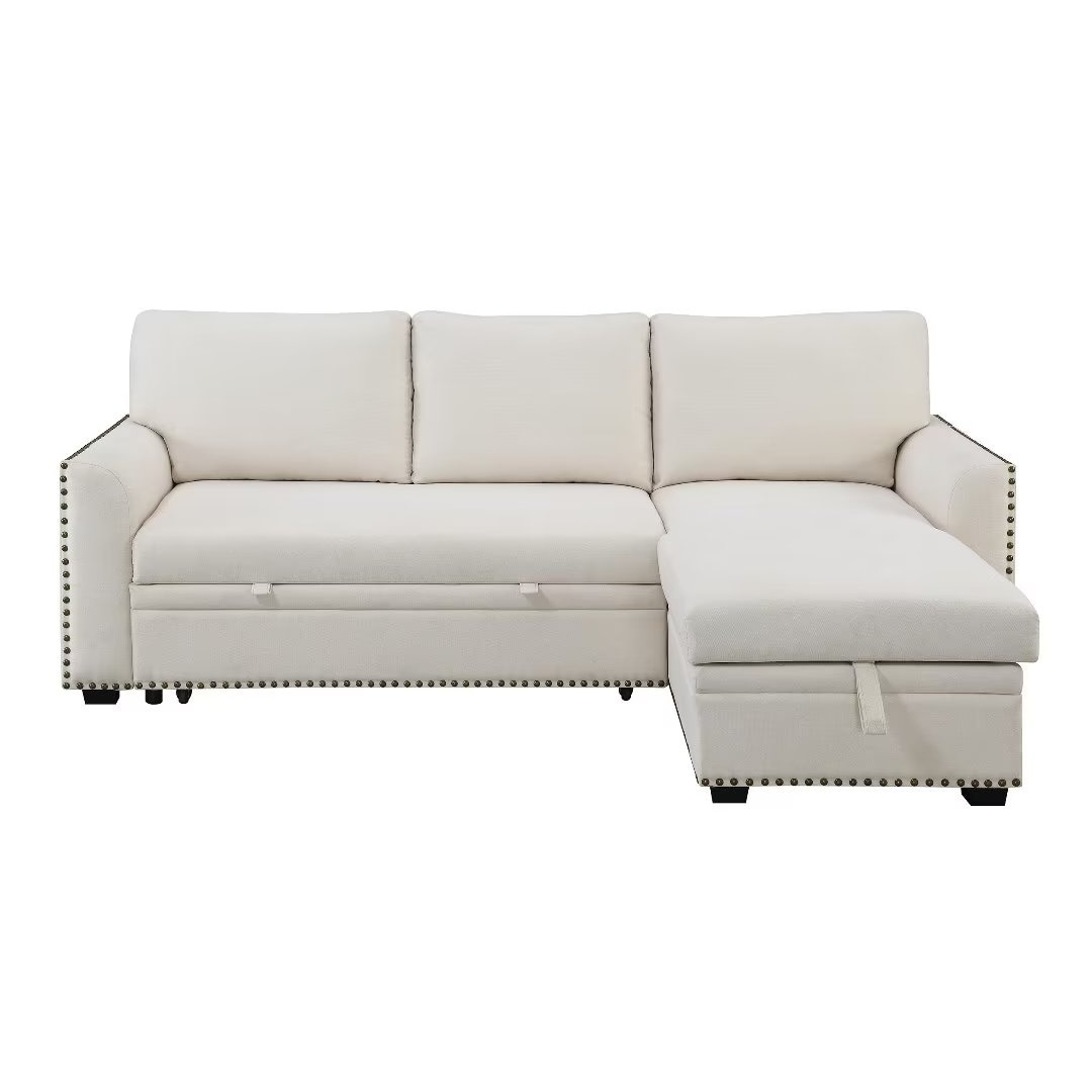 Amaya fabric sleeper sofa sectional sale
