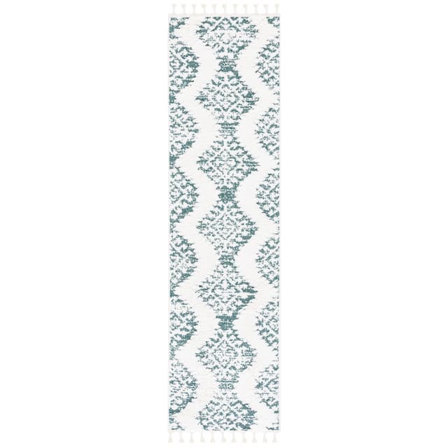 SAFAVIEH Moroccan Tassel Shag Iulieana Boho Tribal 2-inch Thick Rug