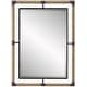 preview thumbnail 1 of 5, Uttermost 09769 Melville 28" W x 38" H Rectangular Framed Bathroom Rust Black