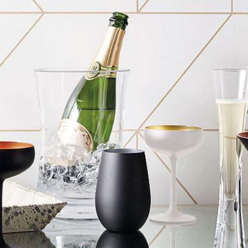 Stolzle Lausitz Set of 6 Olympia Champagne Coupe Glasses