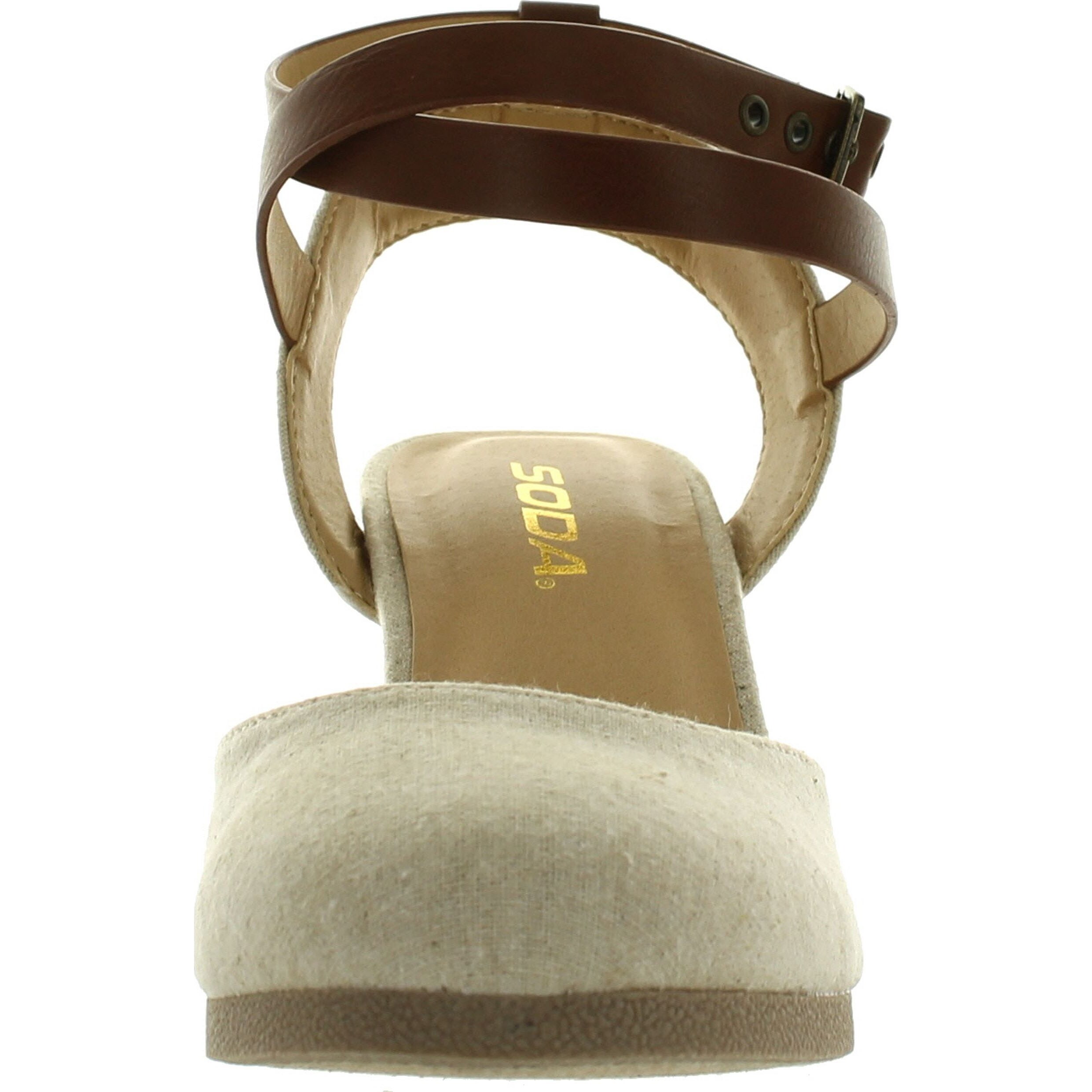 soda closed toe espadrilles