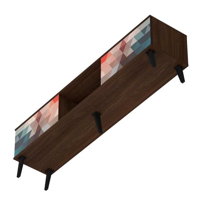 Manhattan Comfort Takajarvi Mid Century Modern Media Cabinet