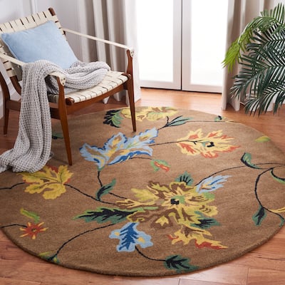 SAFAVIEH Handmade Soho Dwan Floral N.Z. Wool Rug