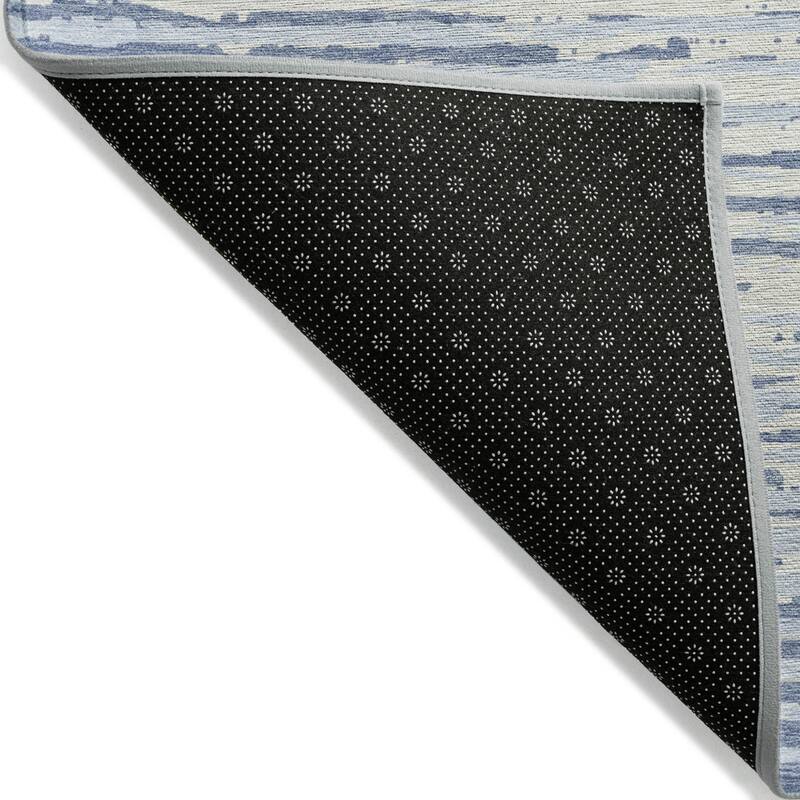 HomeRoots Striped Transitional Rectangle Outdoor Rug
