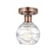 Option Antique Copper / Clear Deco Swirl