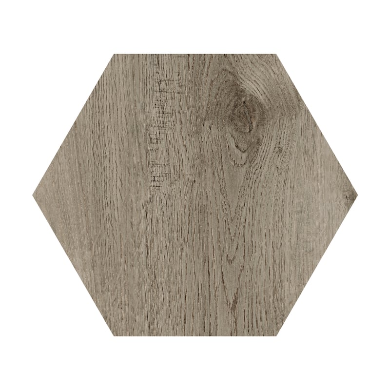 TileHQ Stellar White 8 x 9 Porcelain Hexagon Floor and Wall Tile (25 PC Per Carton) (9.37 SQFT Per Carton)