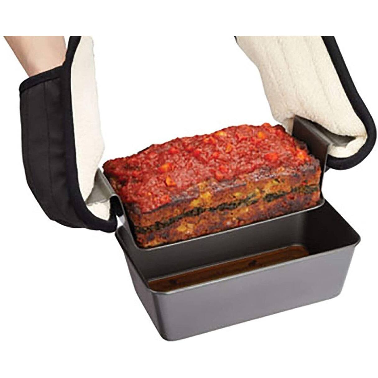 Meatloaf Pan with Insert 2 Pcs Set On Sale Bed Bath & Beyond 39379733