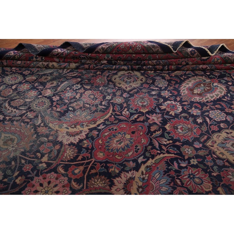 Pre-1900 Antique Tabriz Persian Area Rug Hand-Knotted Wool Carpet - 10'0"x 14'10"