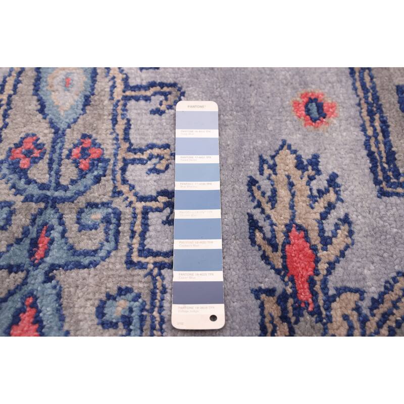 ECARPETGALLERY Hand-knotted Jules Serapi Light Denim Blue Wool Rug - 8'10 x 11'8