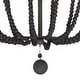 preview thumbnail 29 of 29, Cauhu 4-light Farmhouse Coastal Beaded Empire Chandelier for Dining Room - 16'' W x 16'' D x 27'' H