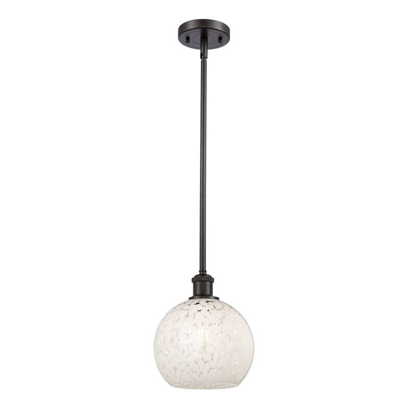 Innovations Lighting 516-1S-10-8 White Mouchette Pendant White