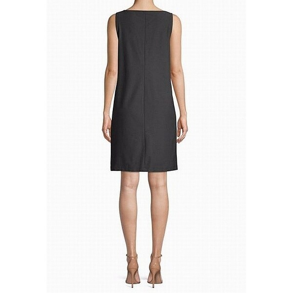 eileen fisher square neck shift dress
