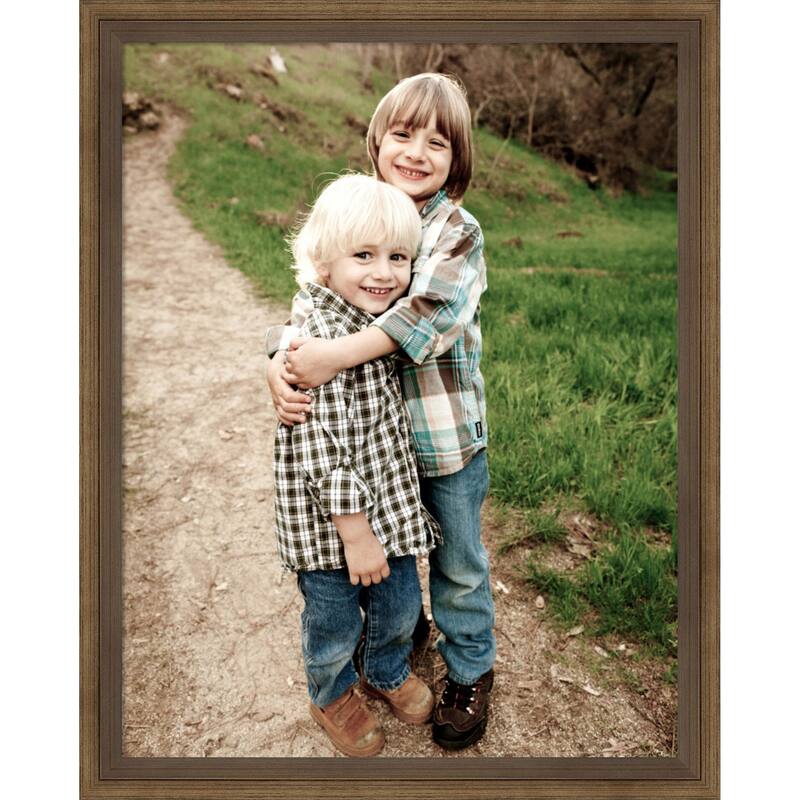 Lucie Black Framed Picture Frame, Photo Frame - 11x14 - Lucie Light Bronze