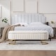 preview thumbnail 21 of 120, Velvet Storage Bench for Bedroom
