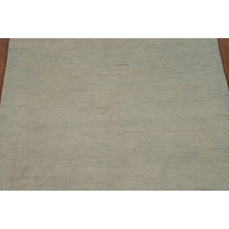 Modern Gabbeh Oriental Foyer Rug Multi-Color Handmade Wool Carpet - 3'2"x 4'11"