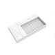 preview thumbnail 14 of 175, Juniper Stone Solid Surface Wall-mounted Vessel Sink 36" Right Basin - Marble