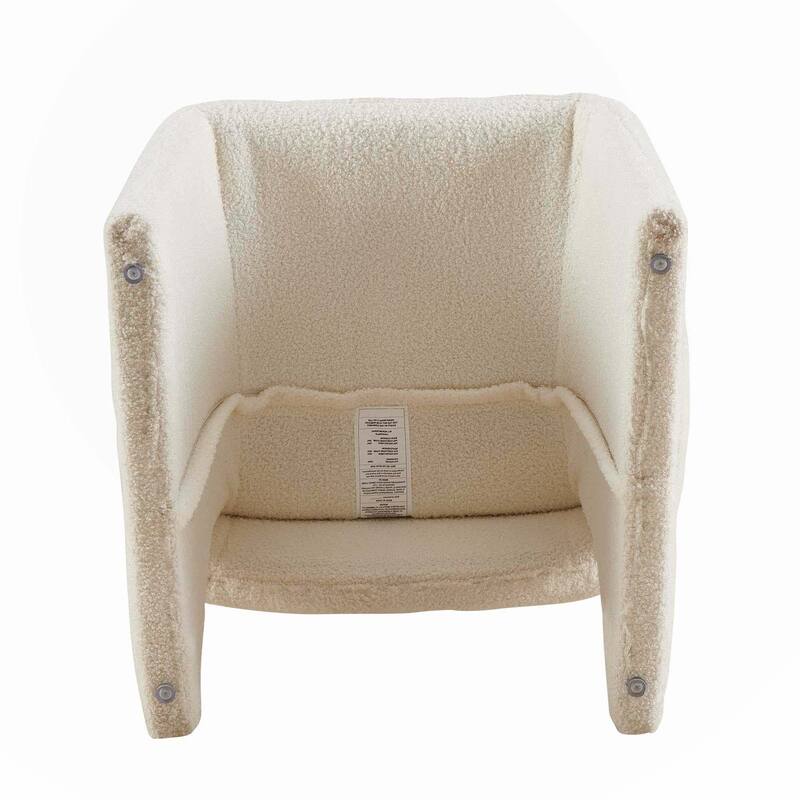 Modern Accent Chair White Single Sofa Chair-2PC