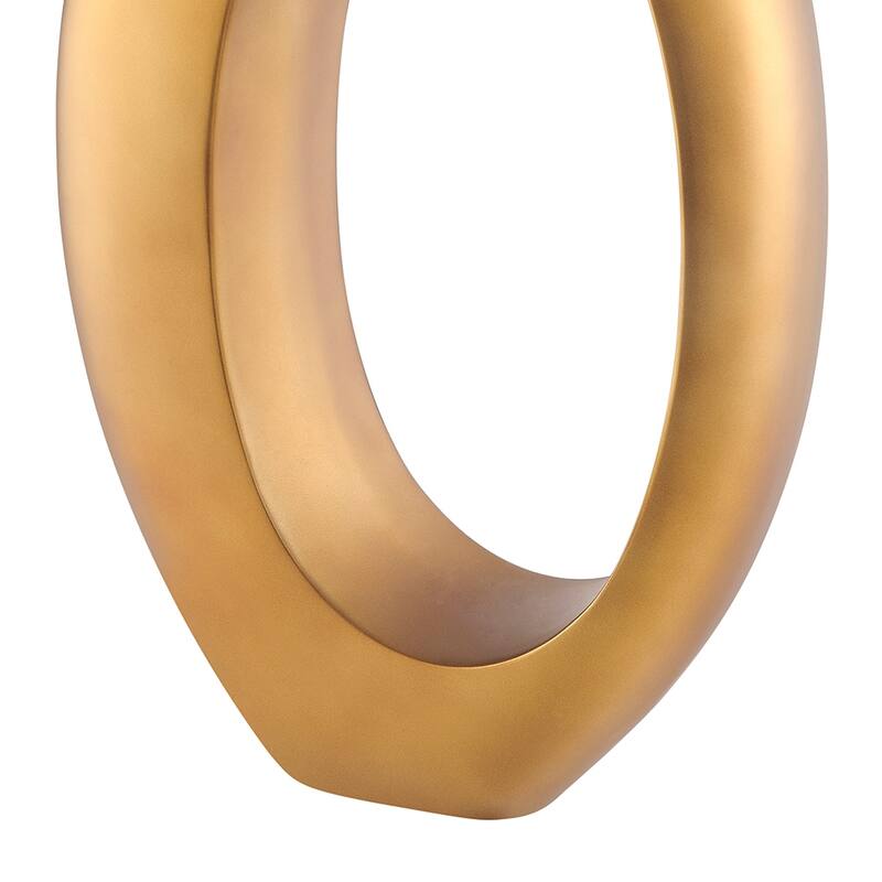 Trombone Modern Handmade Resin Vase