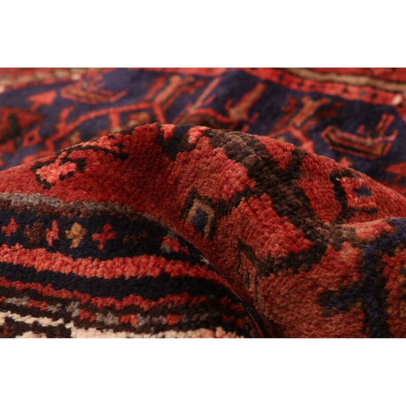 ECARPETGALLERY Hand-knotted Andelz Red Wool Rug - 4'4 x 6'6