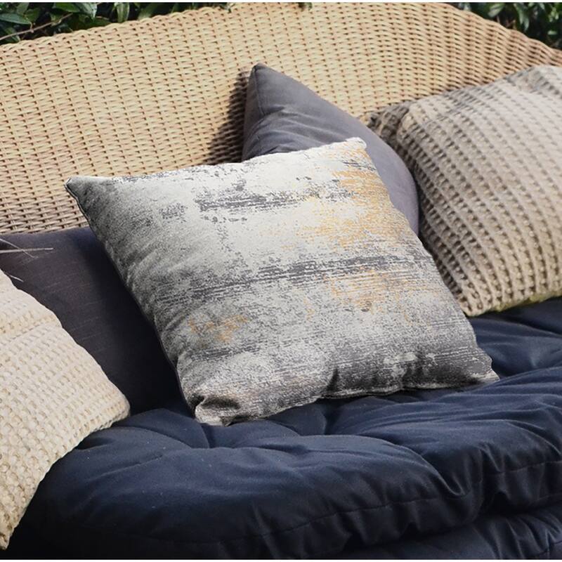 Sevita Modern Abstract Indoor/Outdoor Throw Pillow, 20" x 20"