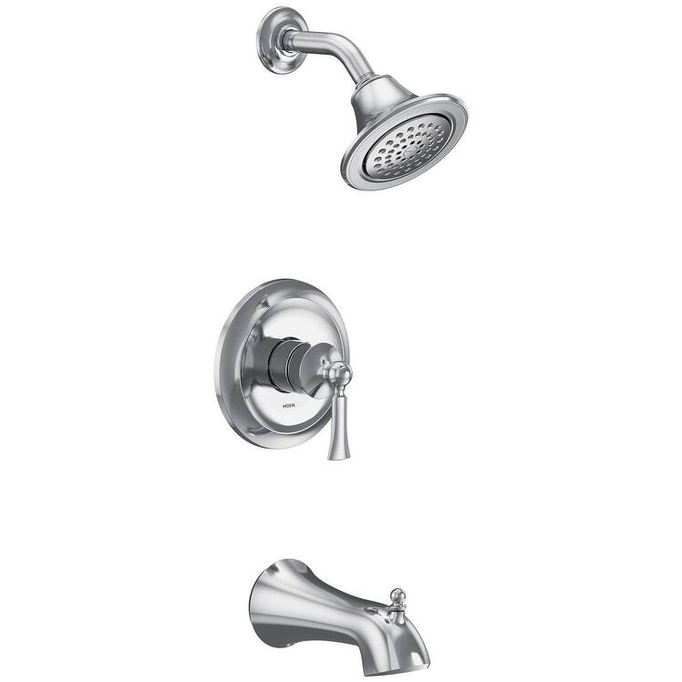 Moen Wynford Tub and Shower Trim Package with 1.75 GPM Single Function