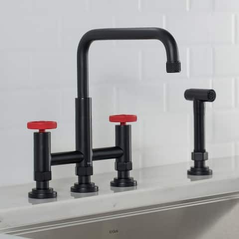 Kraus Urbix Industrial Solid Brass Kitchen Faucet