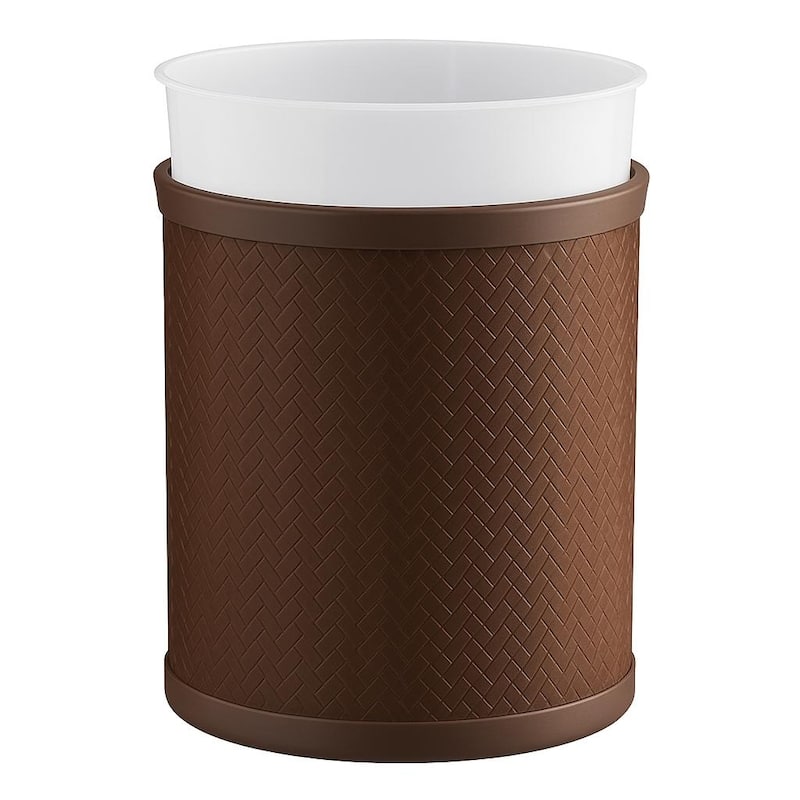 SAN REMO 13qt Oval Wastebasket with Liner (2pc Set)