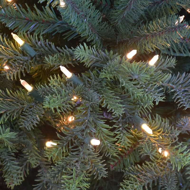 Puleo International 7.5 ft. Pre-lit Royal Majestic Douglas Fir Downswept Artificial Christmas Tree