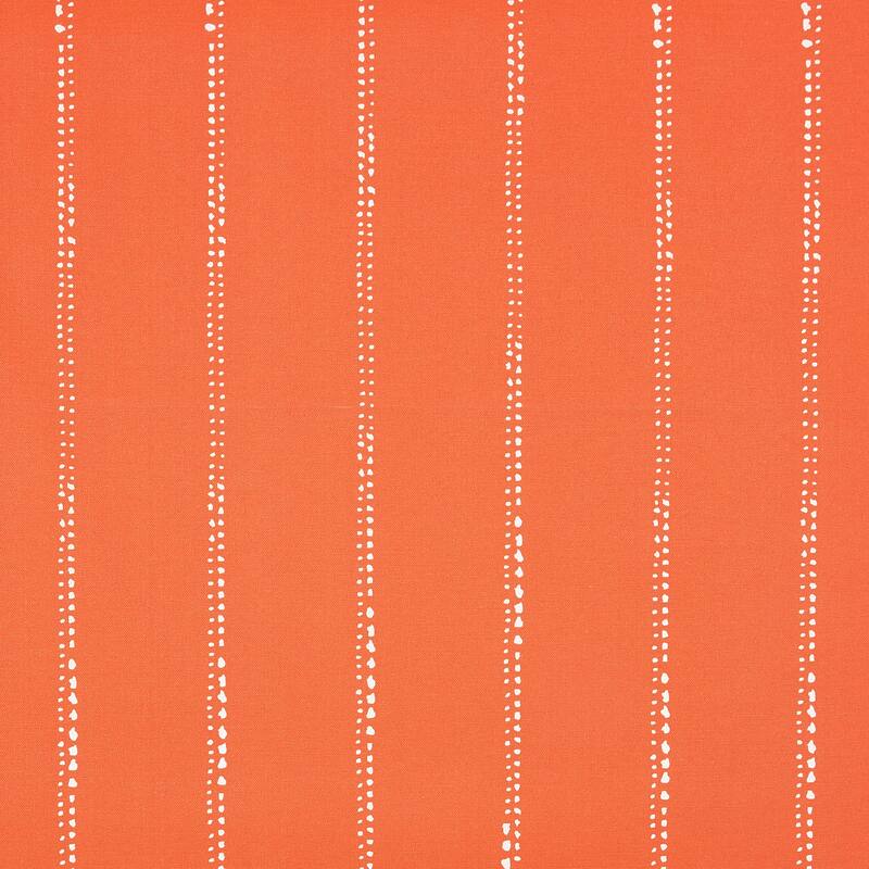 Marion Orange Dotted Stripe Knife Edging Pillow Set by Havenside Home