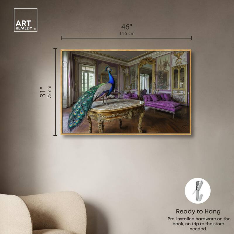Royal Plumage Canvas by Art Remedy