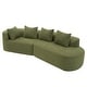 preview thumbnail 25 of 68, Christopher Knight Home - Olivia Curved Foam Sofa Set - 116"L