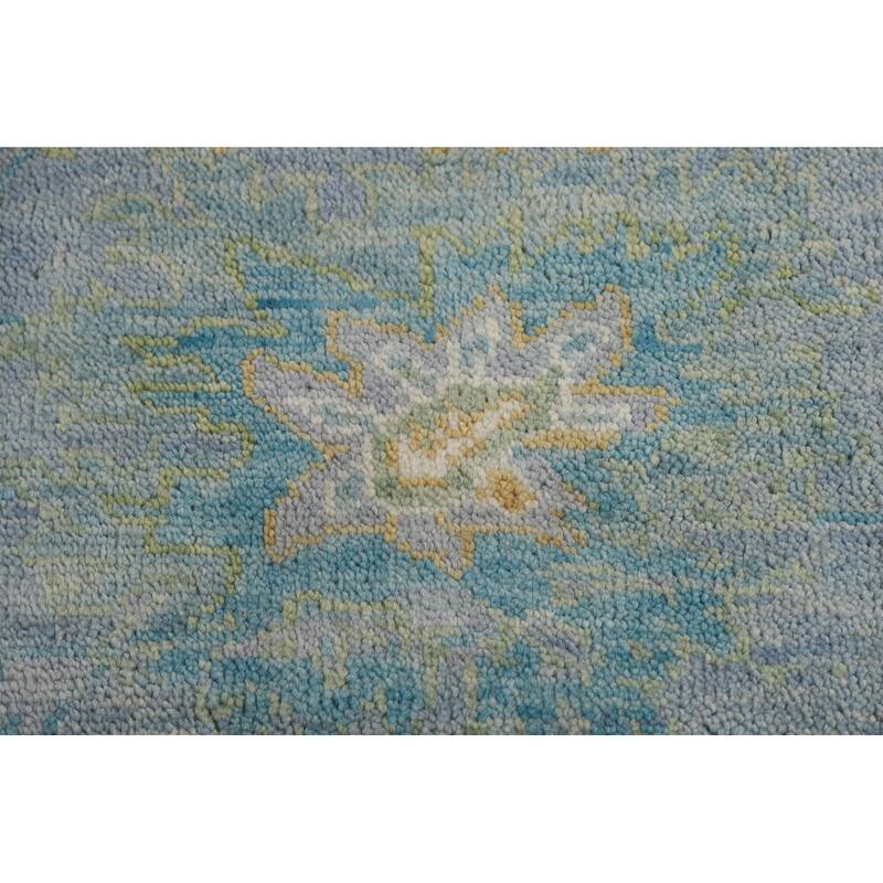 Oushak Oriental Area Rug Handmade Wool Carpet - 7'11"x 9'11"